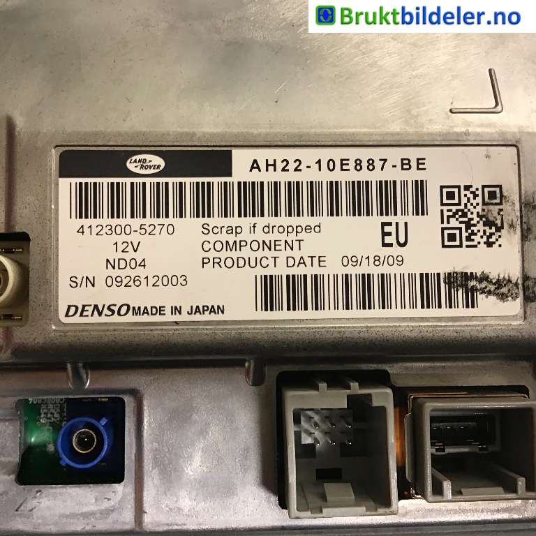 Instrument kjørecomputer til Land Rover Range Rover Sport 2005-2013  (LAND-ROVER||412300-5270|AH2210E887BE)
