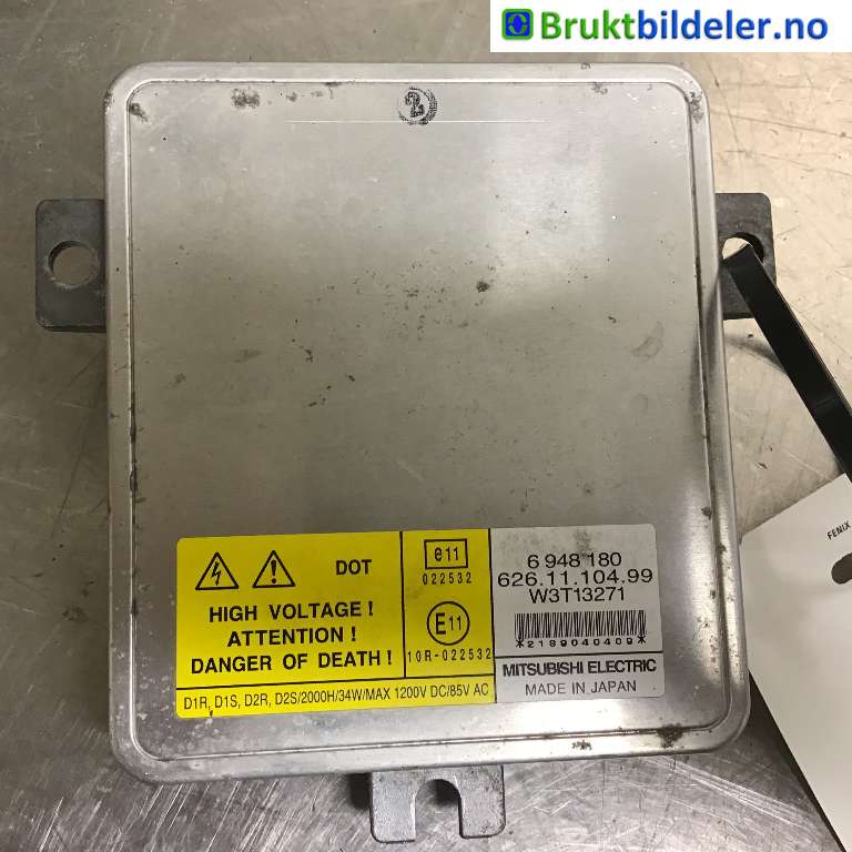 Styreenhet xenon/ballast til Volvo V70 2007-2013 (Type III, Fase 1)  (VOLVO|30744459|626.11.104.99|W3T13271)