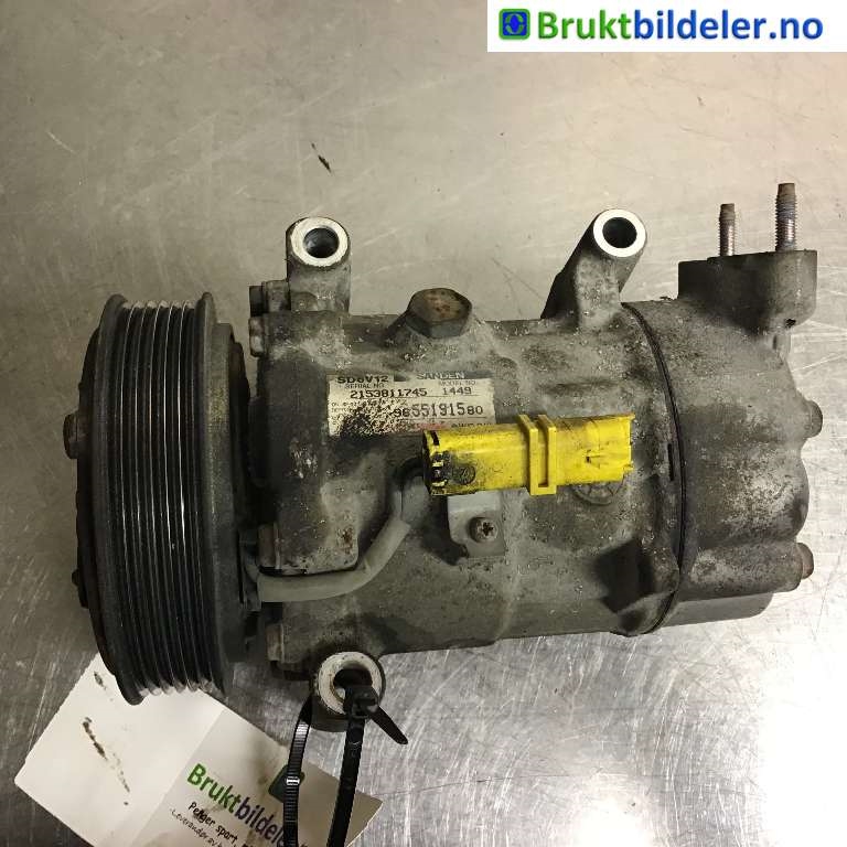 Aircondition kompressor til Citroën Berlingo, 2002-2008 (Type I, Fase 2)  (CITROEN|9655191580)
