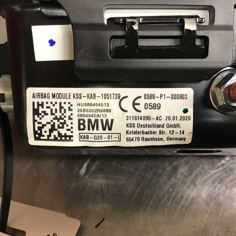 Airbag kne til BMW 3-Serie 2018-->> (G20) (G20) (BMW|72 12 9 867 380|311614895-AC|)