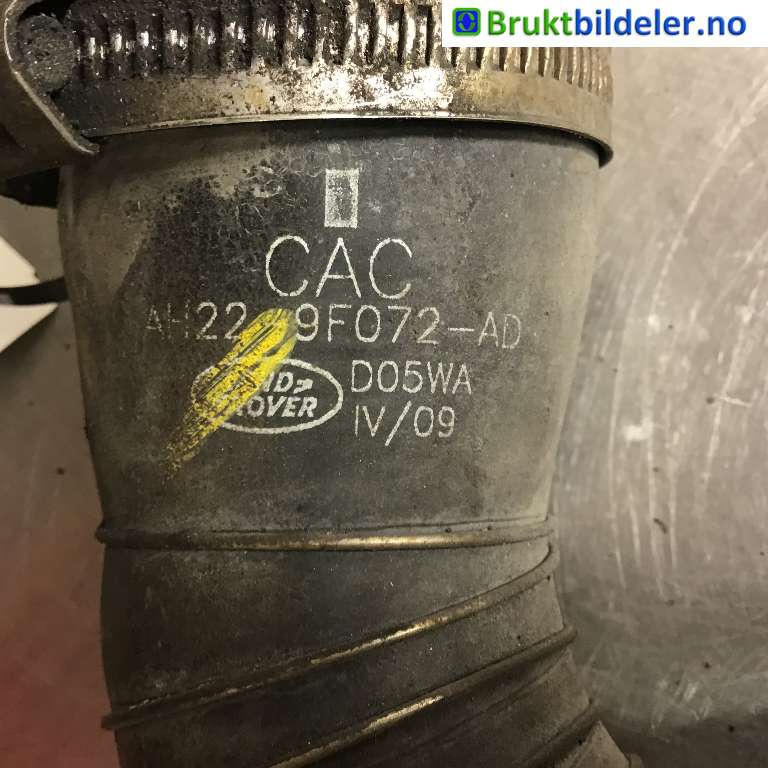 Turbo rør til Land Rover Range Rover Sport 2005-2013  (LAND-ROVER|AH22-9F072-AD|)