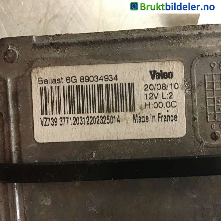 Styreenhet xenon/ballast til Volvo XC90 2007-2014 (Type I, Fase 2)  (VOLVO||89034934)