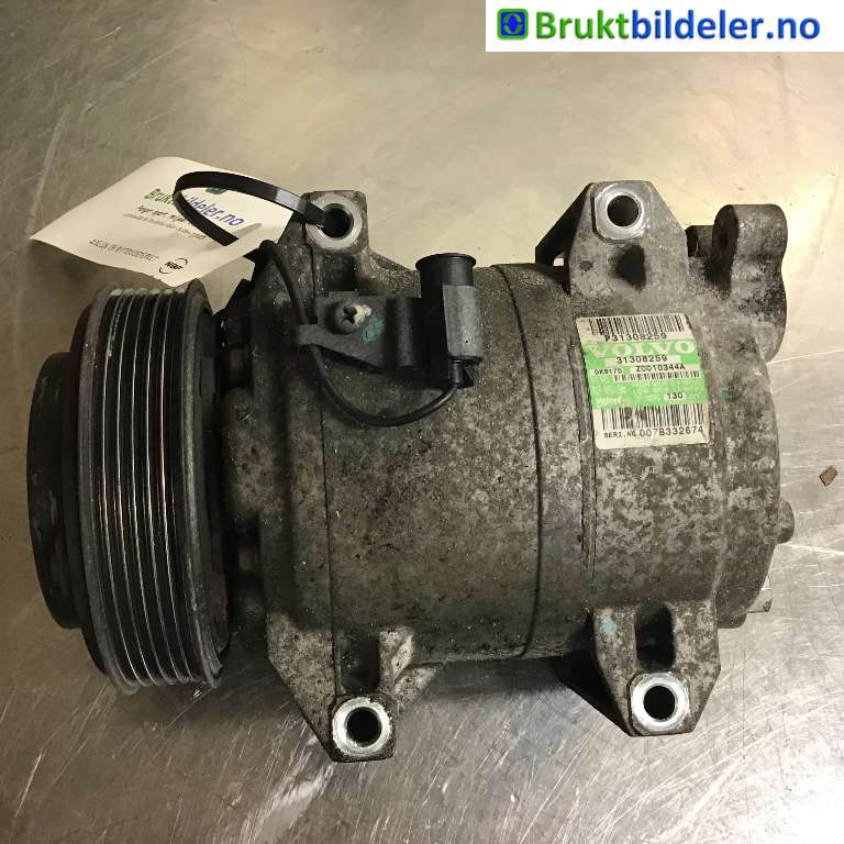 Aircondition kompressor til Volvo XC90, 2007-2014 (Type I, Fase 2)  (VOLVO|31308259)