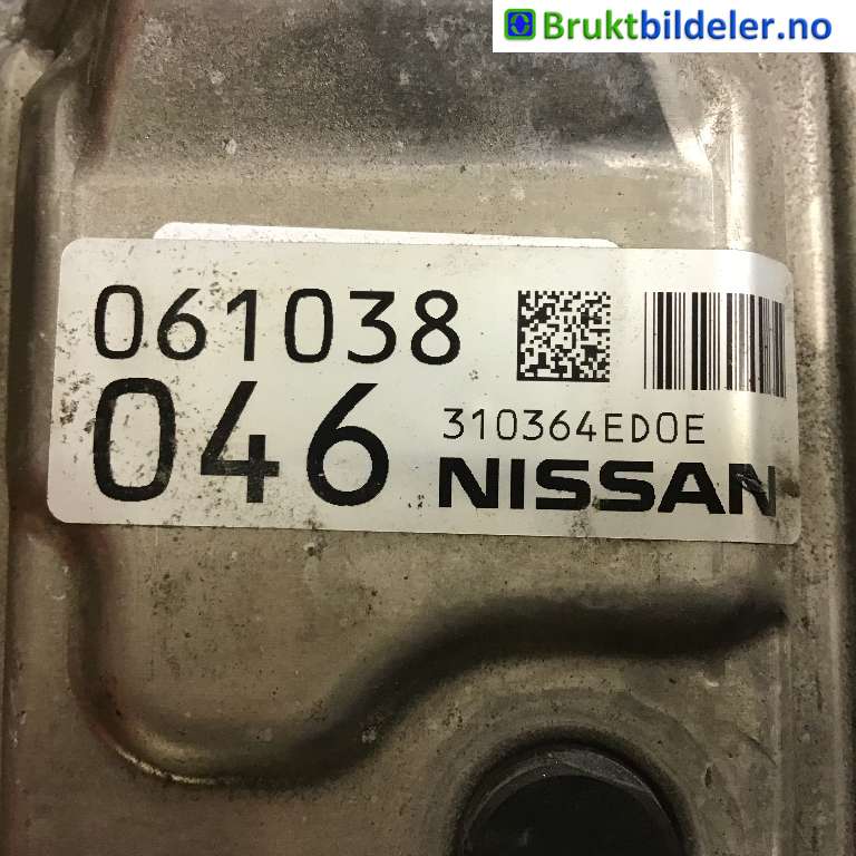Styreenhet girkasse til Nissan Qashqai 2014-2021 (Type II)  (NISSAN|310364ED0E|061038 046|)