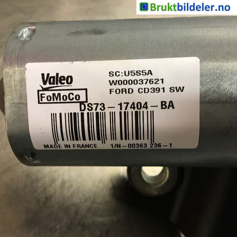 Viskermotor bakrute til Ford Kuga 2019-->> (Type III)  (FORD|DS73-17404-BA|)