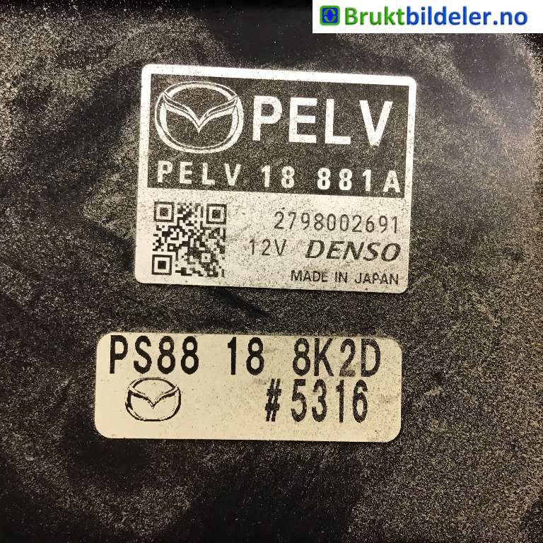 Styreenhet motor til Mazda CX-5 2012-2017 (Type I) (MAZDA|PS88188K2D|279800-2691|)