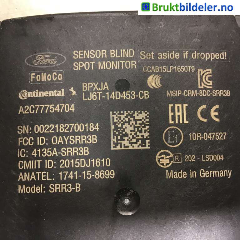 Sensor radar til Ford Kuga 2019-->> (Type III) (FORD|LJ6T-14D453-CB|A2C77754704|)