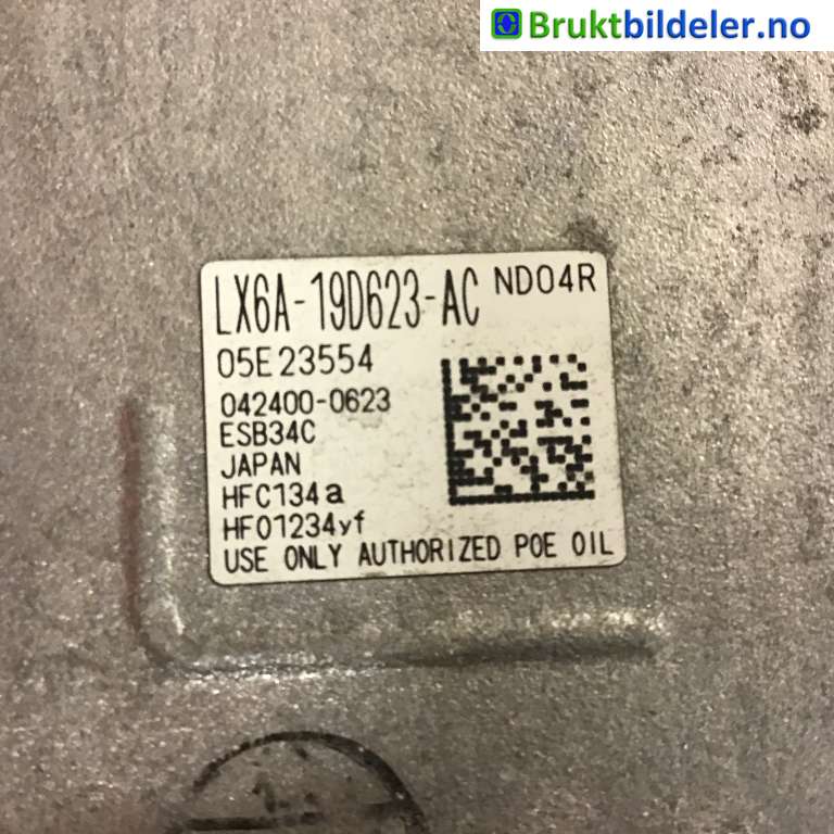 Aircondition kompressor til Ford Kuga 2019-->> (Type III) (FORD|LX6A-19D623-AC|042400-0623|)