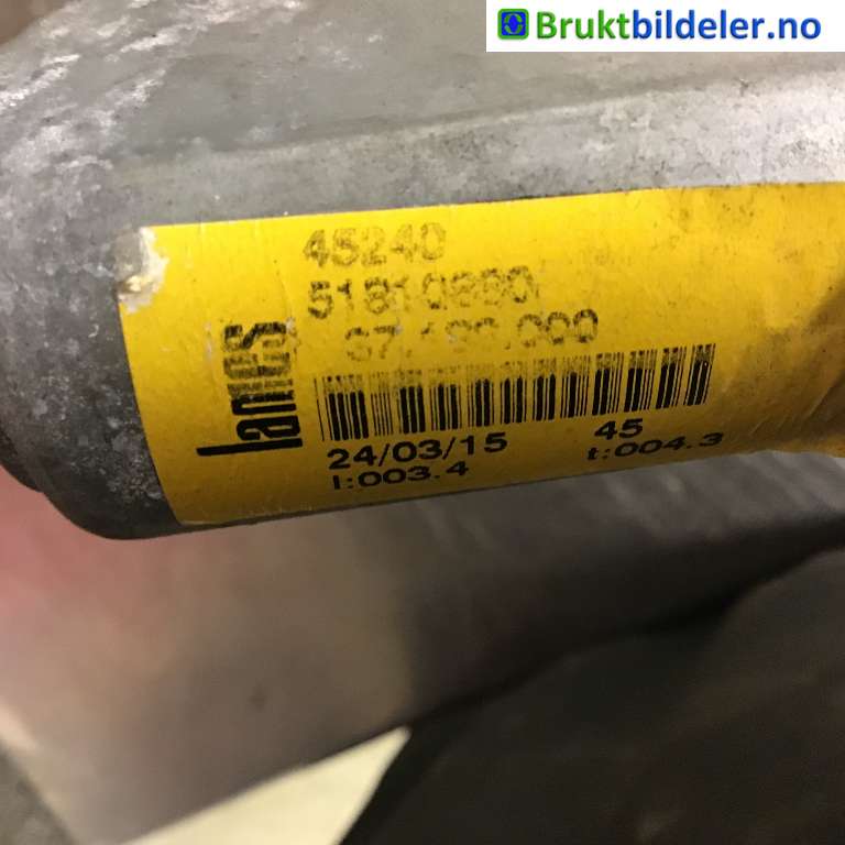 Ruteheis venstre foran til Fiat Doblo 2010-->> (Type II)  (FIAT|40080521||51810880)