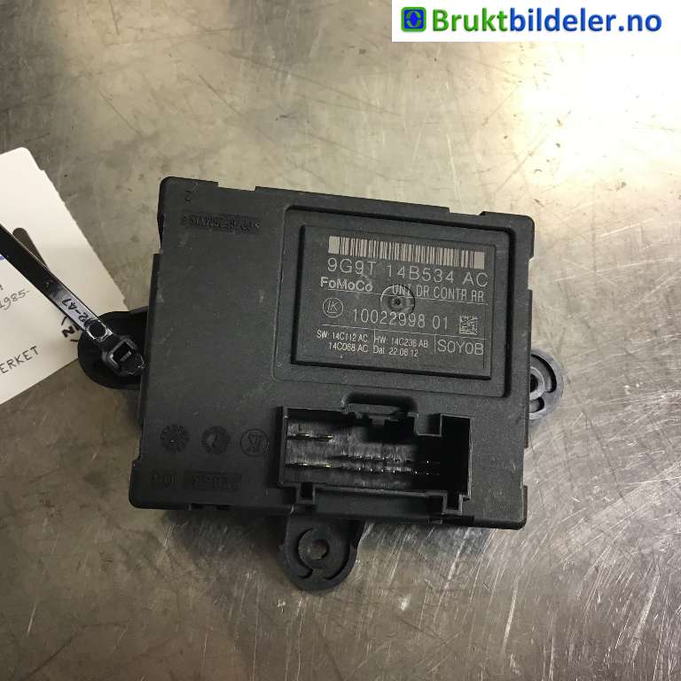 Styreenhet dør venstre foran til Ford Mondeo, 2011-2014 (Type IV, Fase 2)  (FORD|9G9T-14B534-AC)