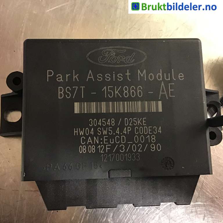 Styreenhet parkering til Ford Mondeo 2011-2014 (Type IV, Fase 2)  (FORD|BS7T-15K866-AE|304548/D25KE|)