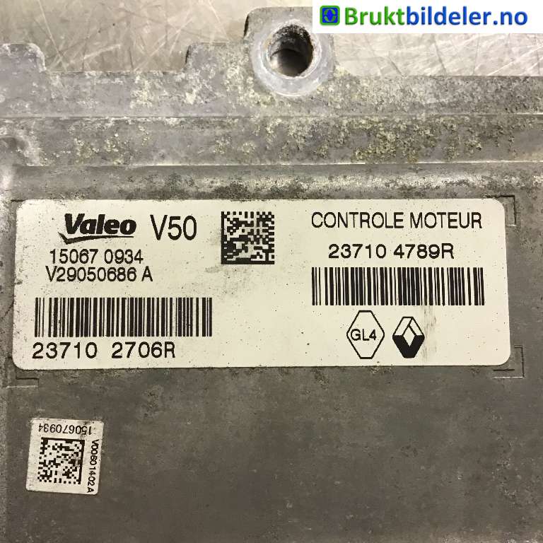 Styreenhet motor til Renault Captur 2013-2020 (Type I) (RENAULT|237104789R|150670934|)