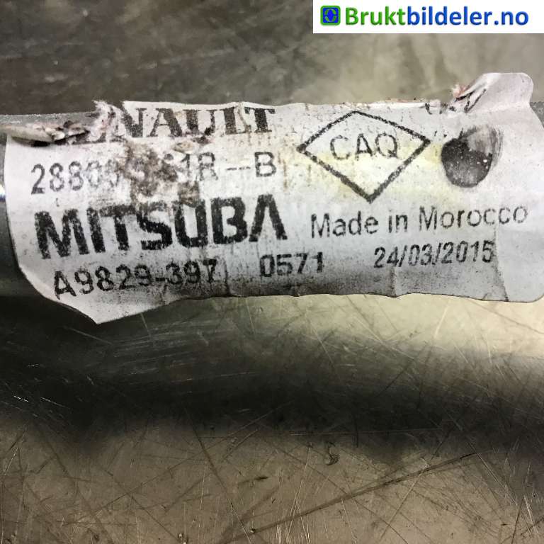 Viskeroverføring til Renault Captur 2013-2020 (Type I)  (RENAULT|288001161R|A9829-397|)