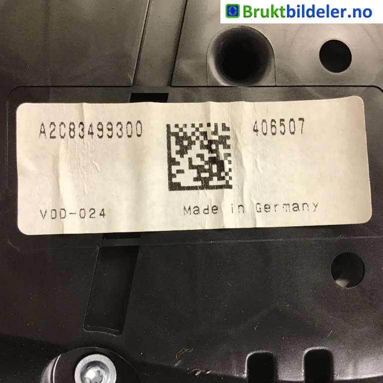 Instrumentpanel til VW Golf VII 2012-2017 (Fase 1)  (VOLKSWAGEN|5G0 920 861|VDO-02407.11.13550-|)