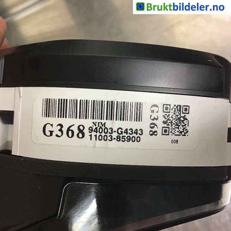 Instrumentpanel til Hyundai i30 2017-2020 (Type III)  (HYUNDAI|94003G4343|11003-8590|)