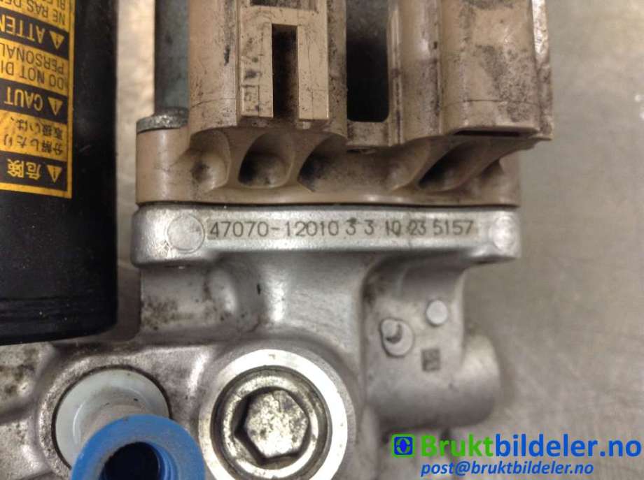 Bremsekraft-forsterker til Toyota Yaris 2014-2020 (Type III, Fase 2)  (TOYOTA|47070-12010|)