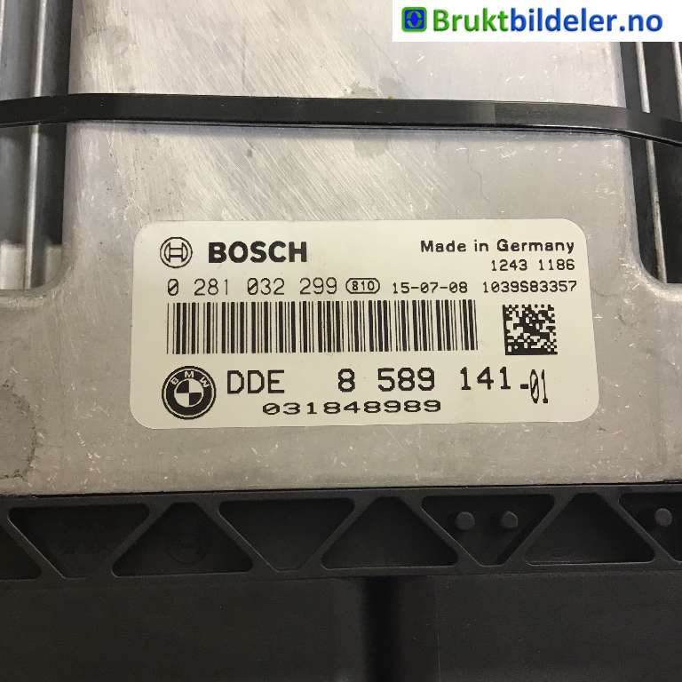 Styreenhet motor til BMW 3-Serie 2012-2018 (F30/F31/F34) (F30/F31/F34) (BMW|8 589 141-01|0 281 032 299|)