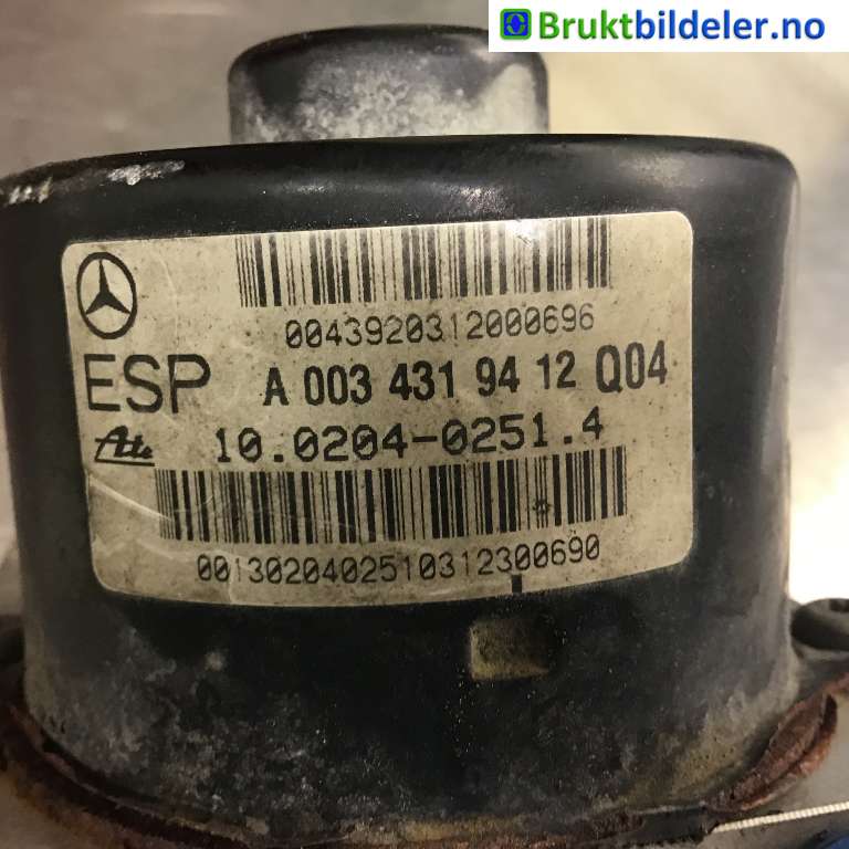ABS sentral til Mercedes CLK 2002-2009 (C209) (C209) (MERCEDES|A 003 431 94 12|10.0204-0251.4|A 209 545 02 32)