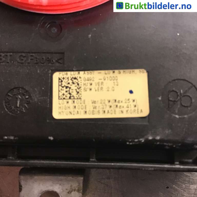 Styreenhet xenon/ballast til Hyundai i30 2017-2020 (Type III)  (HYUNDAI|92190-G4200||G4921-91000)