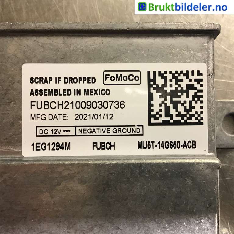Diverse deler til Ford Mustang Mach-e 2020-->>  (FORD (US)|MU5T-14G650-ACB|21009030736|)