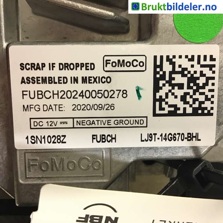 Styreenhet diverse til Ford Mustang Mach-e 2020-->> (FORD (US)|LJ9T-14G670-BHL|1SN1028Z|)