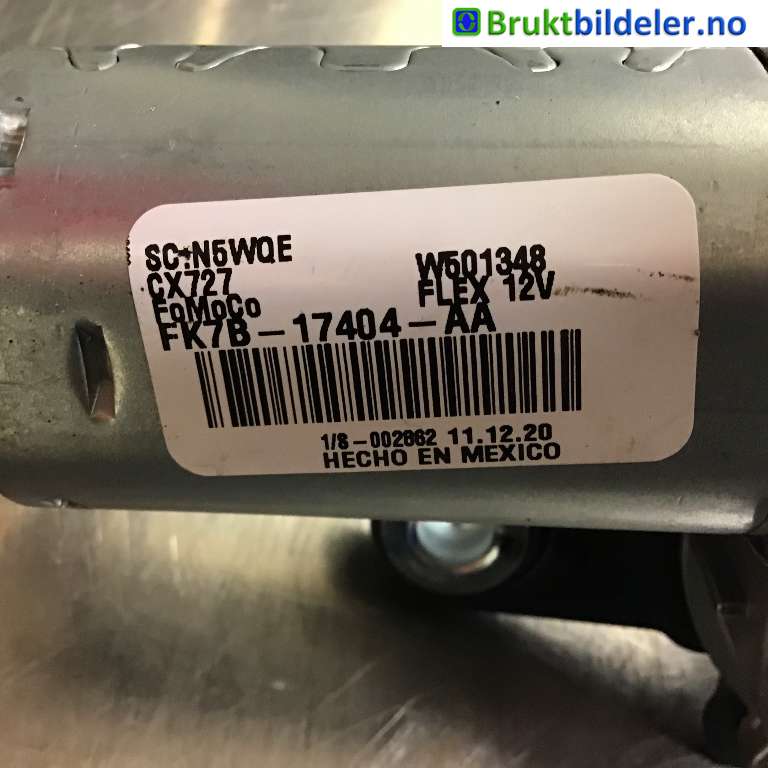 Viskermotor bakrute til Ford Mustang Mach-e 2020-->>  (FORD (US)|FK7B-17404-AA|W501348|)