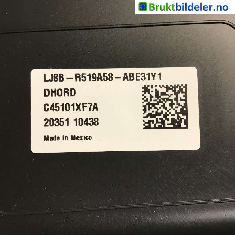 Tak konsoll til Ford Mustang Mach-e 2020-->>  (FORD (US)|LJ8B-R519A58-ABE31Y1|20351 10438|)