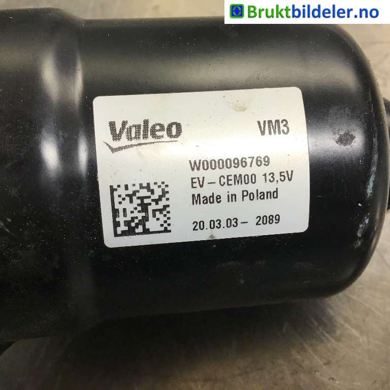 Viskermotor frontrute til Peugeot 208 2019-->> (Type II)  (PEUGEOT|9824784980|W000085339|)