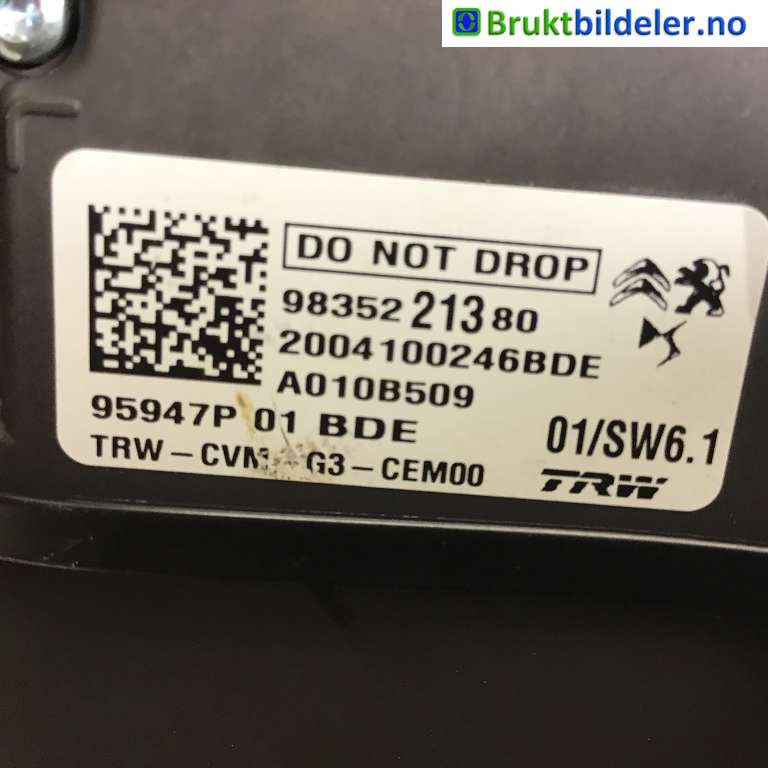 Sensor radar til Peugeot 208 2019-->> (Type II)  (PEUGEOT|9835221380|A010B509|)