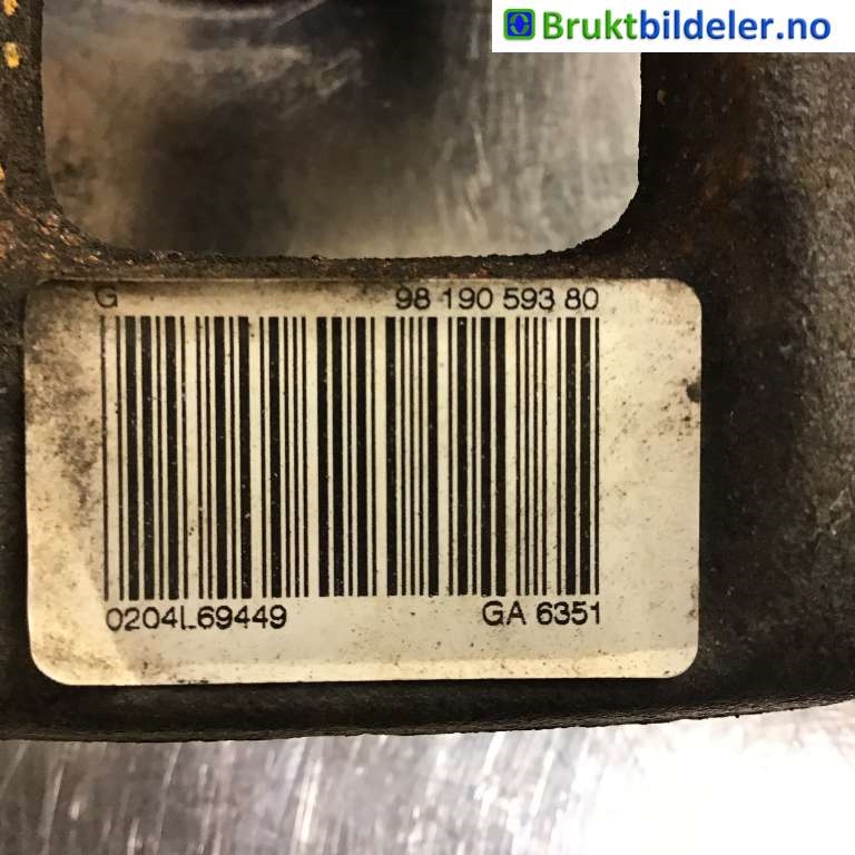 Bremsecaliper venstre bak til Peugeot 208 2019-->> (Type II)  (PEUGEOT|9819059380||16 175 355 80)