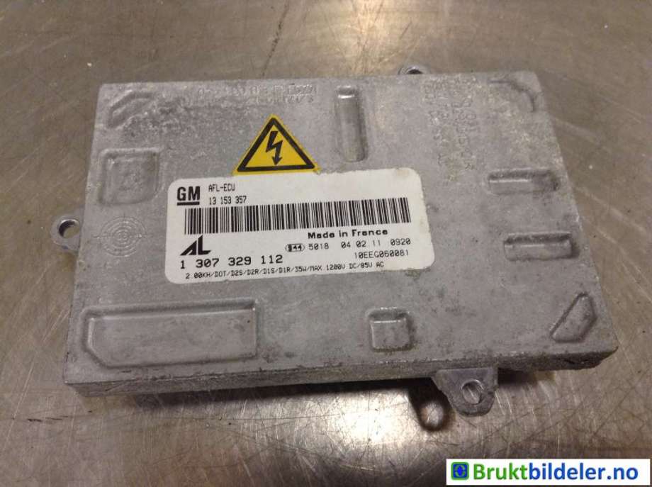 Styreenhet xenon/ballast til Opel Zafira B 2005-2011  (OPEL|13153357|1 307 329 112|)