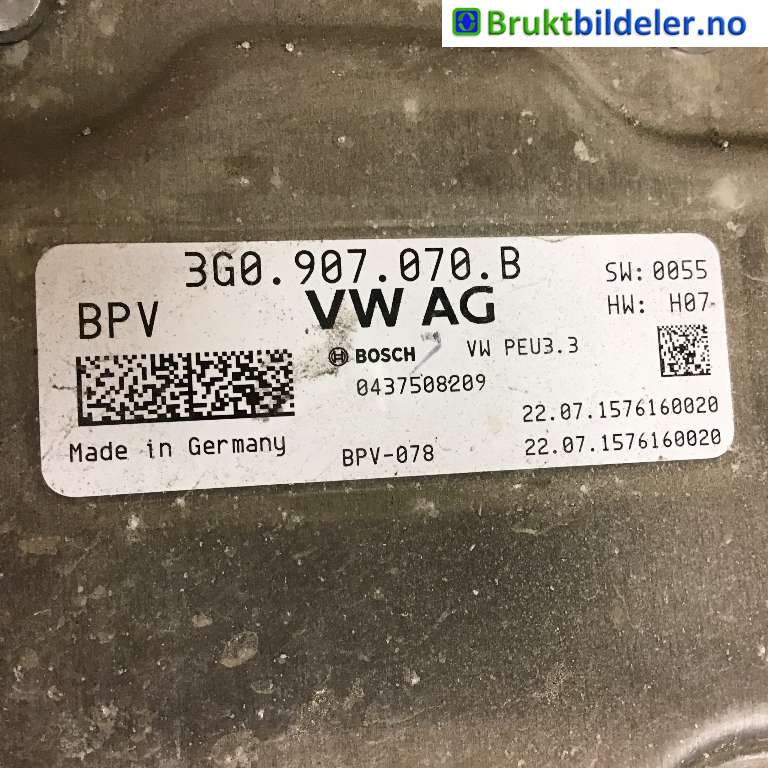 Inverter hybrid til VW Passat 2015-2019 (Fase 1) (B8) (B8) (VOLKSWAGEN|3G0 907 070 B|0 437 508 209|)