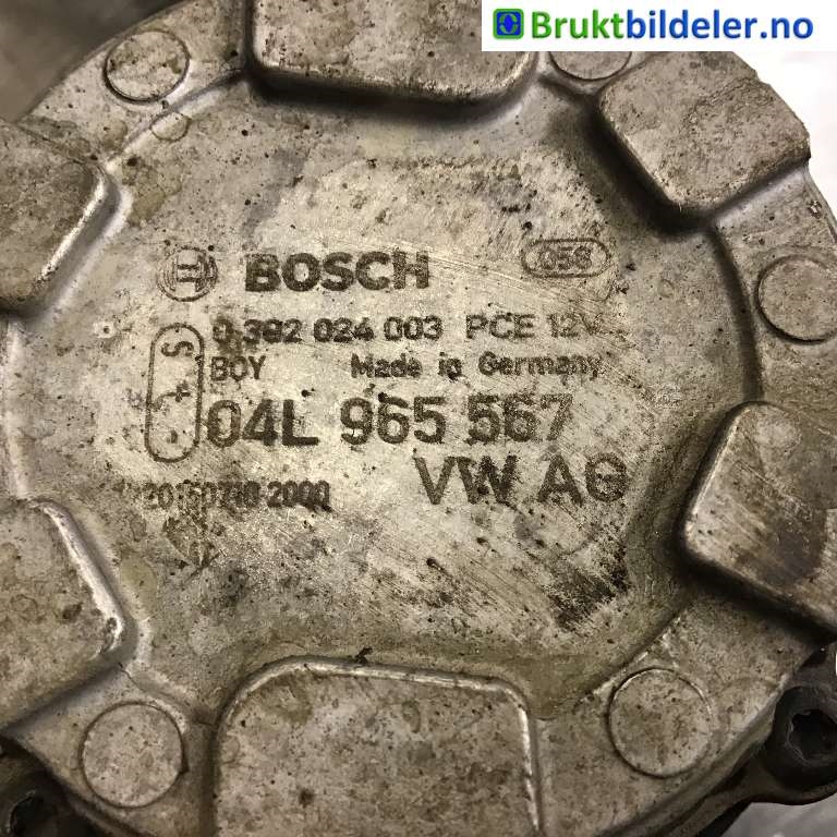 Sirkulasjonspumpe til VW Passat 2015-2019 (Fase 1) (B8) (B8) (VOLKSWAGEN|04L 965 567|0 392 024 003|)