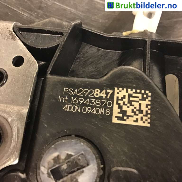 Låsekasse høyre foran til Peugeot 208 2019-->> (Type II)  (PEUGEOT|98 292 847 80|16943870|)