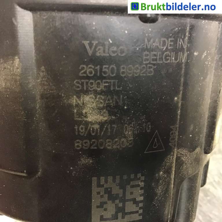 Tåkelykt venstre foran til Nissan Qashqai 2014-2021 (Type II)  (NISSAN|26150 8992B|89208203|)