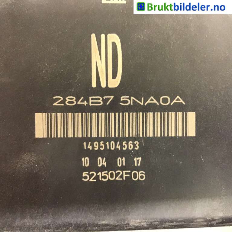 Styreenhet diverse til Nissan Qashqai 2014-2021 (Type II) (NISSAN|284B75NA0A|)
