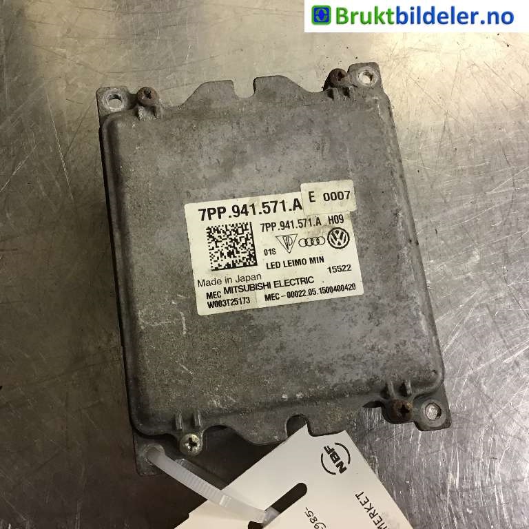 Styreenhet xenon/ballast til VW Passat 2015-2019 (Fase 1) (B8) (B8) (VOLKSWAGEN|7PP 941 571 A|)