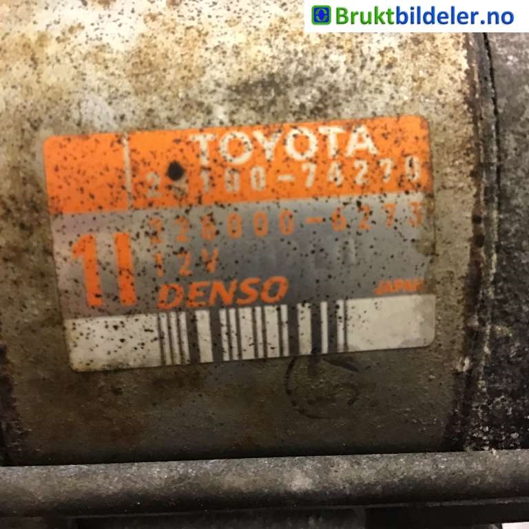 Starter til Toyota RAV4 2000-2006 (Type II)  (TOYOTA|28100-74270|228000-6273|)