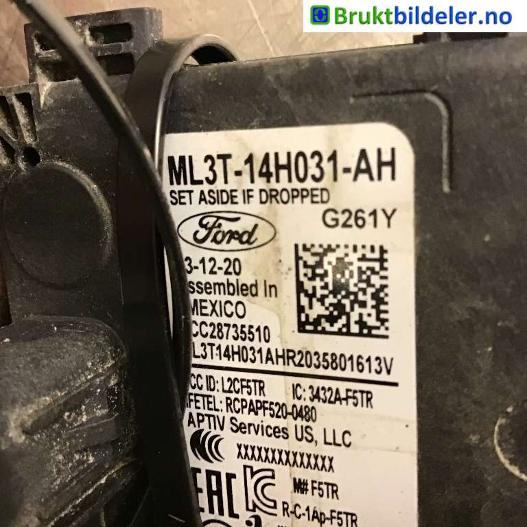 Sensor radar til Ford Mustang Mach-e 2020-->>  (FORD (US)|ML3T-14H031-AH|ACC28735510)