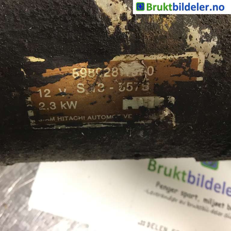 Starter diesel til Isuzu D-Max 2007-2012 (Type I) (ISUZU|8-98028-199-0|)