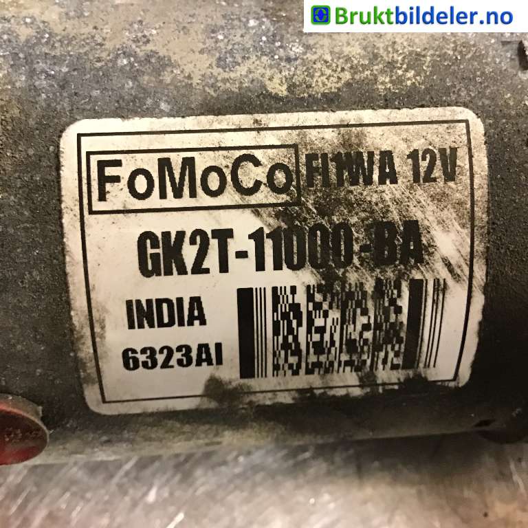 Starter diesel til Ford Transit Custom 2013-2023 (Type I)  (FORD|GK2T-11000-BA|6323AI|)