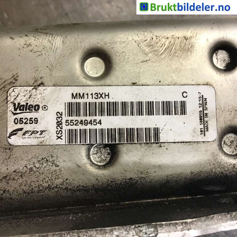 EGR-kjøler til Peugeot Bipper 2014-->> (PEUGEOT|1616884480|05259|55249454)