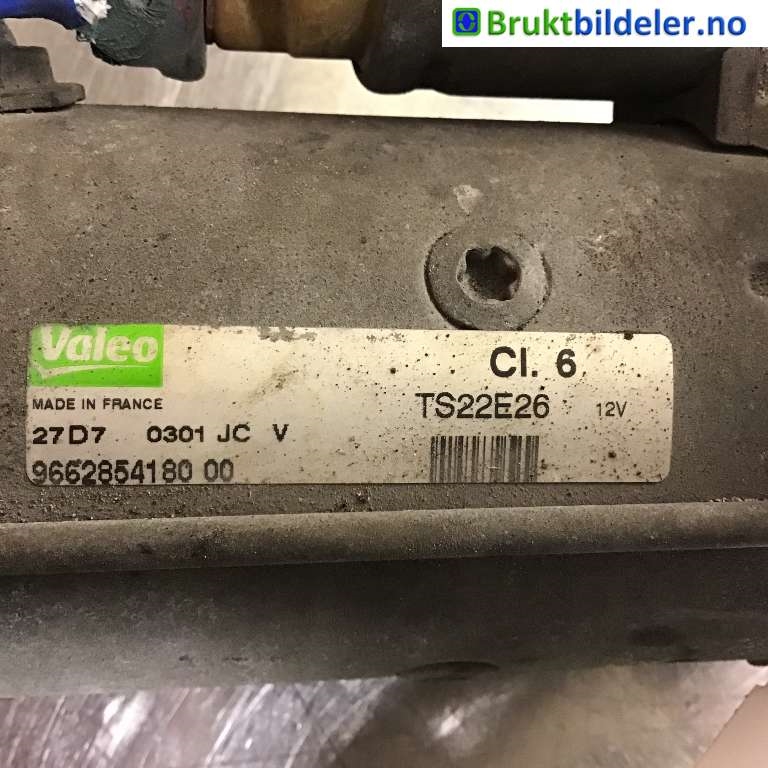 Starter diesel til Citroën C4, Picasso 2006-2013 (Type I) (CITROEN|9662854180-00|TS22E26|)