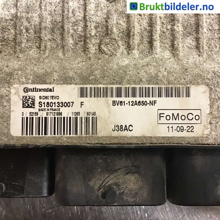 Styreenhet motor til Ford Focus 2011-2014 (Type III, Fase 1)  (FORD|BV61-12A650-NF|S180133007|)
