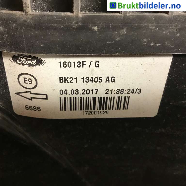 Baklykt venstre til Ford Transit Custom 2013-2023 (Type I)  (FORD|BK21-13405-AG|16013F|)