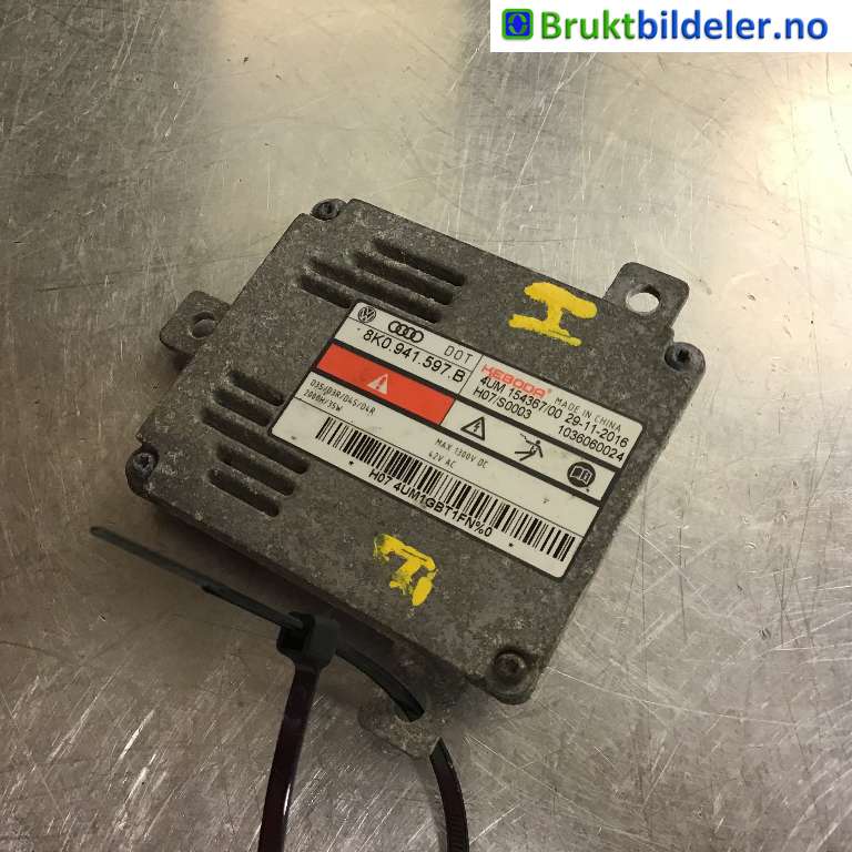Styreenhet xenon/ballast til Škoda Superb, 2015-->> (Type III)  (SKODA|8K0 941 597 B)