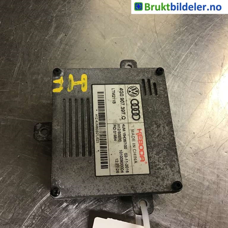 Styreenhet xenon/ballast til Škoda Superb, 2015-->> (Type III)  (SKODA|4G0 907 397 Q)