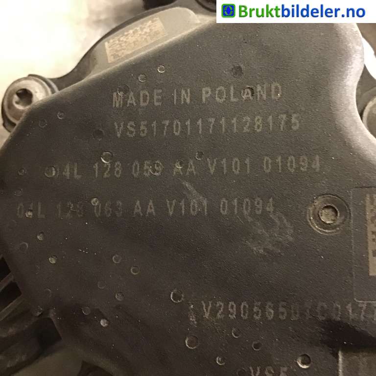 Spjeldhus til Škoda Superb 2015-->> (Type III)  (SKODA|04L 128 063 AA||04L 128 059 AA)