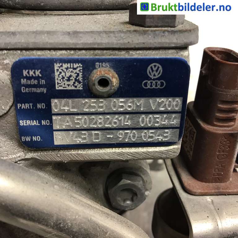 Turbo til Škoda Superb 2015-->> (Type III)  (SKODA|04L 253 056 M|BV43D-970 0543|)