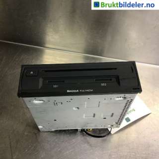 Bilstereo navigasjon spiller til Škoda Superb,   (SKODA|3V0 035 020 D)